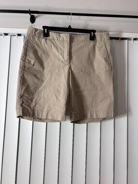 Women's J. Crew Khaki Dress Shorts Size 12